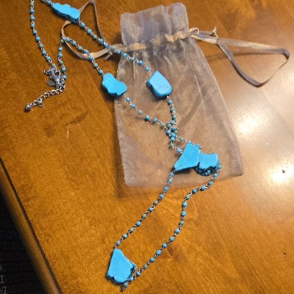 Turquoise Beaded Necklace from Chicos - Picture 1 of 4
